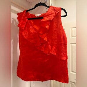 Women’s Boden ruffle detail sleeveless top